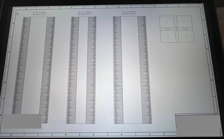 Um desenho de como 'DAISYXL' combina dois M1 Ultra SoCs em um SoC. (Fonte da imagem: Apple Vazamento de dados)