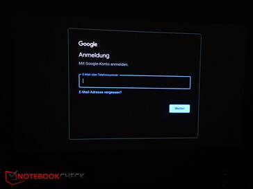 É necessário fazer login no Google