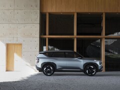 O modelo de produção do Kia EV5 será revelado no Salão do Automóvel de Chengdu (conceito acima). (Fonte da imagem: Kia)