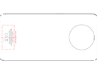 É assim que o Nokia X20 (TA-1341) será visto de trás, de acordo com um desenho da FCC. (Fonte da imagem: FCC)