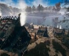 Uma imagem que mostra uma cidade e edifícios em Frozenheim.