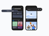 Arte promocional que exibe novas atualizações para o feed Discover do Google em smartphones. (Fonte da imagem: Google)