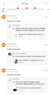 A nova seção Messages do Govee Home app v6.7.2. (Fonte da imagem: Govee)