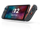 Unidade portátil Nintendo Switch 2 com os controles Joy-Con vermelho e azul. (Fonte da imagem: Nintendo)