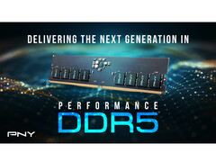 Os novos módulos DDR5 da PNY não parecem particularmente chamativos nestas fotos promocionais (Imagem: PNY)