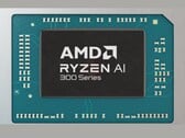 Uma foto promocional das APUs Ryzen AI série 300 com uma Radeon 890M iGPU RDNA 3.5