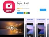 Página do aplicativo Samsung Expert RAW câmera no Galaxy Mercado de loja (Fonte: Própria)