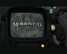 The Elder Scrolls: Morrowind rodando no Pip Boy do Fallout 4