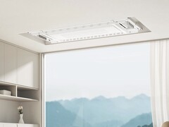 O Xiaomi Mijia Smart Clothes Dryer 1S tem uma lâmpada LED embutida. (Fonte de imagem: Xiaomi)