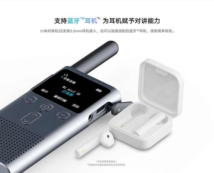 O Xiaomi Walkie Talkie 2S. (Fonte da imagem: Xiaomi)