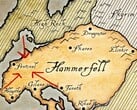 Mapa da província de Hammerfell, do universo de The Elder Scrolls.