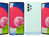 O "Galaxy A52s". (Fonte: SnoopyTech)