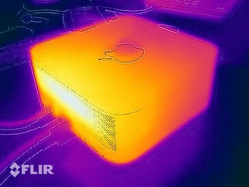 Temperaturas de superfície do teste de estresse (atrás)