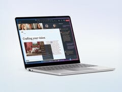 A Microsoft vende o novo Surface Laptop de 13 polegadas exclusivamente em um acabamento Platinum.