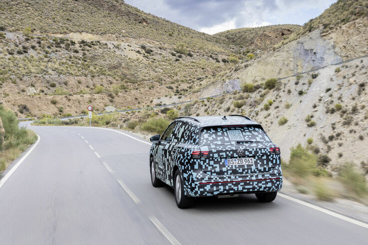 O novo Tiguan faz um test-drive oficial pela primeira vez. (Fonte: Volkswagen)