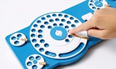 O Gboard Dial do Google usa um seletor para selecionar caracteres. (Fonte da imagem: Google)