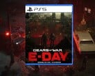 Caixa de varejo mostrada para a versão de PS5 de Gears of War: E-Day