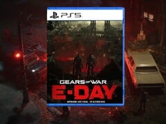 Caixa de varejo mostrada para a versão de PS5 de Gears of War: E-Day