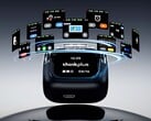 Os novos fones de ouvido intra-auriculares da Lenovo vêm com uma tela sensível ao toque no estojo de carregamento (Fonte da imagem: Lenovo)
