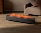 O Xiaomi Mijia Baseboard Heater Fire Edition utiliza um umidificador integrado e LEDs para gerar chamas falsas. (Fonte de imagem: Xiaomi)