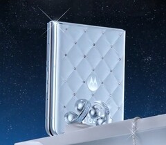 O Motorola Razr 60 Swarovski Limited Edition pode custar mais do que a versão padrão devido aos cristais. (Fonte da imagem: Motorola)