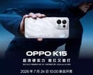 Imagem promocional do Oppo K15