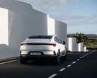 Uma imagem da traseira do Polestar 4 Coupe