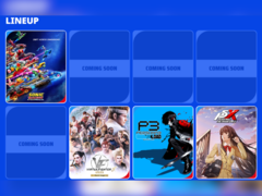 A programação da SEGA na Tokyo Game Show 2025 com 4 espaços reservados claramente visíveis (fonte da imagem: Sega Atlus TGS Website)