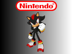 Shadow the Hedgehog abaixo do logotipo da Nintendo (Fonte da imagem: Sega, Nintendo of America com edições)