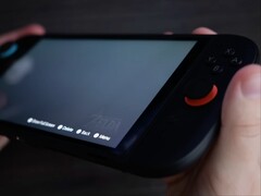 Sangramento da luz de fundo na tela LCD do Switch 2. (Fonte da imagem: Digital Foundry no YouTube)