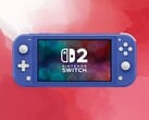 Logotipo do Switch 2 mostrado no console Switch Lite