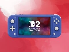 Logotipo do Switch 2 mostrado no console Switch Lite