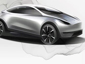 Desenho do hatchback da Tesla (imagem: Tesla)