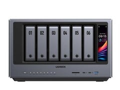 O iDX6011 Pro é um novo e poderoso NAS com recursos de IA e uma tela integrada (Fonte da imagem: Ugreen)