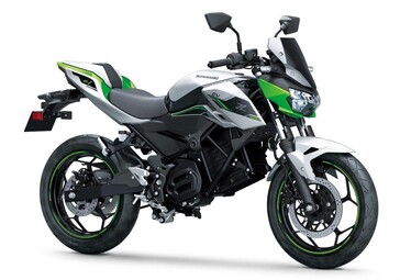 A Kawsaki Z e-1 é uma nova naked elétrica com boa aparência. (Fonte da imagem: Kawasaki)