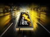 A imagem mostra o Thor Ultra da Lexar, que, por acaso, é um SSD M.2 2280 PCIe Gen 5 com um adesivo amarelado na parte superior 