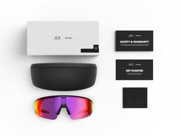 O estojo de carregamento tem uma bateria embutida (Fonte da imagem: Meta)