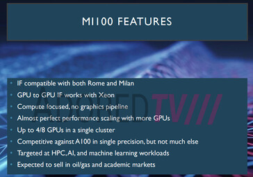 Características do MI100 (Fonte: TV Adorada)