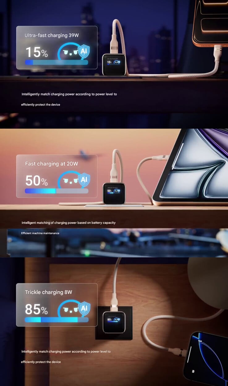 O recurso de carregamento adaptativo (Fonte da imagem: Anker - tradução automática)