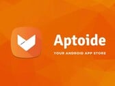 O logotipo oficial e a identidade visual da loja de aplicativos Aptoide para Android.
