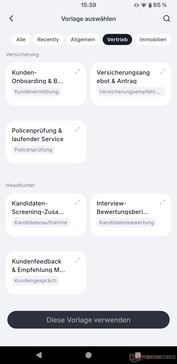Os modelos premium são classificados por diferentes grupos profissionais.