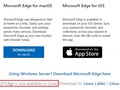 Microsoft Edge for Linux agora disponível no Microsoft.com para download como produto final (Fonte: Próprio)