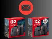 E-mails de pré-encomenda do Nintendo Switch 2 (Fonte da imagem: Nintendo of America com edições)