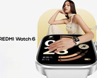 O Redmi Watch 6 será lançado na China em 23 de outubro. Na foto: uma imagem promocional do smartwatch. (Fonte da imagem: Xiaomi)