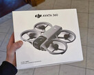 A caixa de varejo do DJI Avata 360.