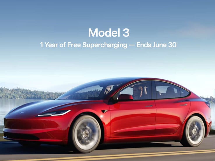 A oferta de Supercharging gratuita do Tesla Model 3 só é válida no Canadá por enquanto.