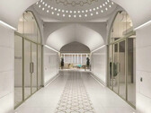 O espaço de trabalho inspirado no Taj Mahal apresenta arte de artesãos locais (Fonte de imagem: NDTV)