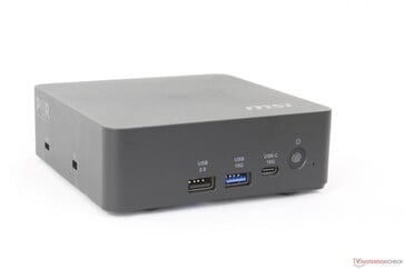 Frontal: USB-A 2.0, USB-A (10 Gbps), USB-C (10 Gbps), botão Liga/Desliga habilitado para impressão digital