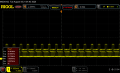 24 kHz PWM (4/10 de brilho)