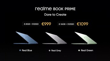 Realme Book Prime - Preços
